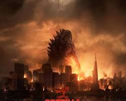 Gambar Poster film Godzilla (2014)