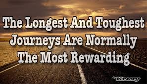 Motivational Quotes - The Longest And Toughest Journeys | Krexy Living via Relatably.com