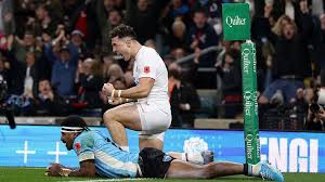 Inglaterra aplasta a Fiyi: La banca de lujo marca la diferencia