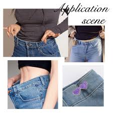 Amazon.com: SUPERFINDINGS 10 Sets 5 Colors Heart Jeans Waist Tightener Alloy Enamel Adjustable Jean Button Pins No Need to Stitches Pant Buttons for Clothes Too Big Loose 21x50x4mm