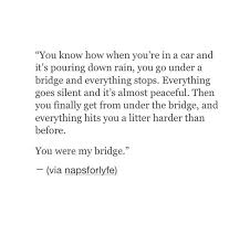 sadquotepage this is a very ni...Instagram photo | Bridges ... via Relatably.com