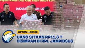 Uang Sitaan Rp11,8 Triliun Belum Disetor ke Kas Negara
