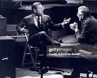 Today Show NBC 1952 Dave Garroway J. Fred Muggs chimpanzee Studio 1A Rockefeller Center history original cast black and white stills, AI generated