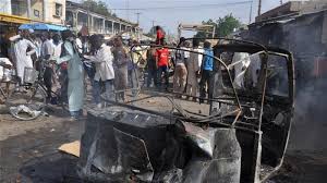 Image result for bomb blast in damaturu nigeria