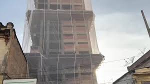 Edifício conhecido como 'Caveirão', no Centro de São Paulo - Pedro Fagundes/CBN