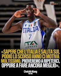 Cheickh Niang con l’Italia vuole ripetere almeno il bronzo all’Europeo giocato in casa a TN