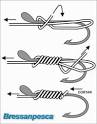 formas de atar un nudo de anzuelo en un sedal - How
