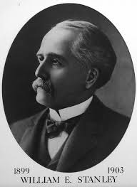 William Stanley William E. Stanley, the first governor to live in the state&#39;s executive mansion at Eighth and Buchanan, left his native Ohio and settled in ... - stanley_william