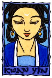 Image result for mother mary, quan yin, green and white tara