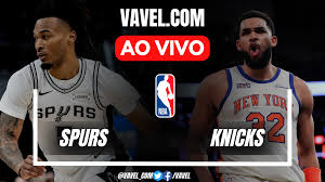 San Antonio Spurs x New York Knicks AO VIVO, jogo em tempo real pela NBA