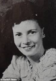 Gloria - born Gloria Perry - went to school at the tiny Sherman High School in her home town of Sherman, Maine, where she graduated in 1946 - article-2340570-1A35140E000005DC-330_306x441