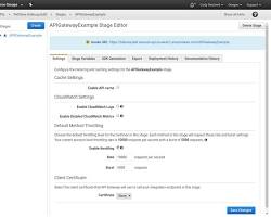 Image of AWS API Gateway Console showing the deployment of an API