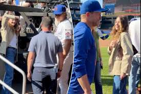 Emma Stone films movie scene with Juan Soto at Citi Field in surreal moment