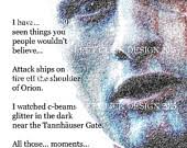 Items similar to Printable Quotes- Blade Runner. Tears in the rain ... via Relatably.com