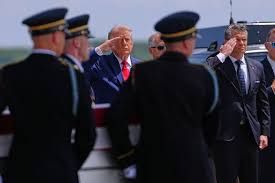 Trump pays respects to 4 US service members killed in the Middle East