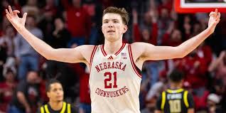 Nebraska basketball team in action during a game