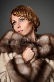 girl in a mink coat - 10326613-girl-in-a-mink-coat