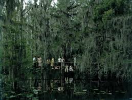 Florida Memory • Park visitors on catwalk over Little ...