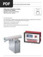SND30 Weld Seam Detector Guide | PDF | Programmable ...