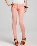 Peach skinny jeans