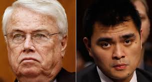 Elton Gallegly and Jose Antonio Vargas are shown. | AP Photos. Rep. Gallegly said Vargas&#39; case is an example of how the system is flawed. | AP Photo - 121009_gallegy_vargas_ap_605