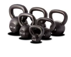 Image of Kettlebells strength training equipment