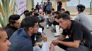 تصویری؛ تیراندازی مأموران انتظامی به جوانان اهوازى جویای‌کار