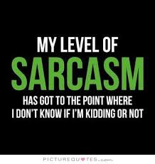 My level of sarcasm has got to the point where I don&#39;t know if... via Relatably.com