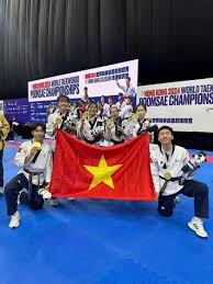 Taekwondo Việt Nam xuất sắc giành HCV giải vô địch thế giới 2024