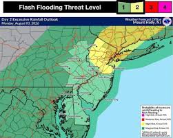 Thunderstorms, heavy rain could trigger flash flooding tonight into Monday for N.J.