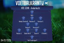 KRC Genk - Anderlecht (Beker van België): Opstellingen