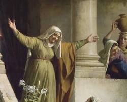 Image of Elizabeth and Mary meeting