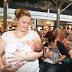 Mothers carry out mass breastfeeding protest in Bendigo shopping ...