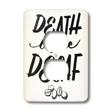 Buy EvaDane - Funny Quotes - Death before decaf - Light Switch ... via Relatably.com