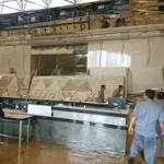 injured Indonesia stock exchange tower