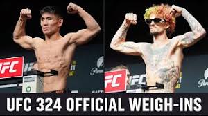 UFC 324 co-main event weigh-in video: Sean O'Malley vs. Song Yadong