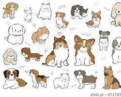かわいい犬のイラスト
