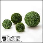 Silk Boxwood Topiary, Silk Boxwood Ball Topiary. - Silk Plants Direct