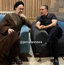 انتشار تصویری از دیدار و گفت‌وگوی امروز محمد خاتمی با مصطفی تاجزاده