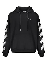 Off-White logo-print Hoodie | Black | FARFETCH