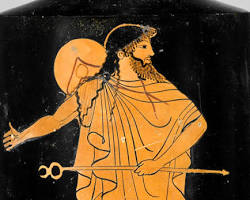 Image of Hermes Messenger God Iliad classical art