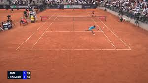 Hot Shot: Tien produces a moment of magic on the stretch in Rome 2026
