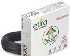 Polycab Etira Flame Retardant Wire 1mm 90m Black