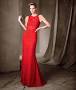 نتیجه تصویری برای زیباترین مدل لباس مجلسی قرمز 2017