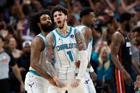 NBA play-in tournament: Coby White's 3-pointer, late LaMelo Ball layup propel Hornets in OT thriller past Heat