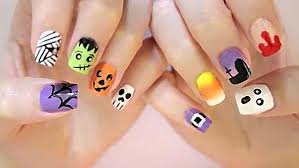 Afbeeldingsresultaat voor halloween nail art
