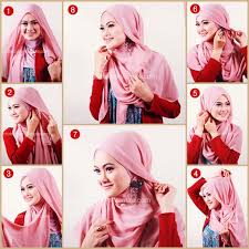 Image result for tutorial hijab