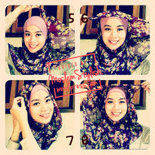 Image result for tutorial hijab
