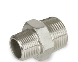 Image of Threaded Reduced Hex Nipple SS 316