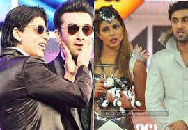 Image result for FilmFare 2015; ShahRukh & Ranbir Performing Funny